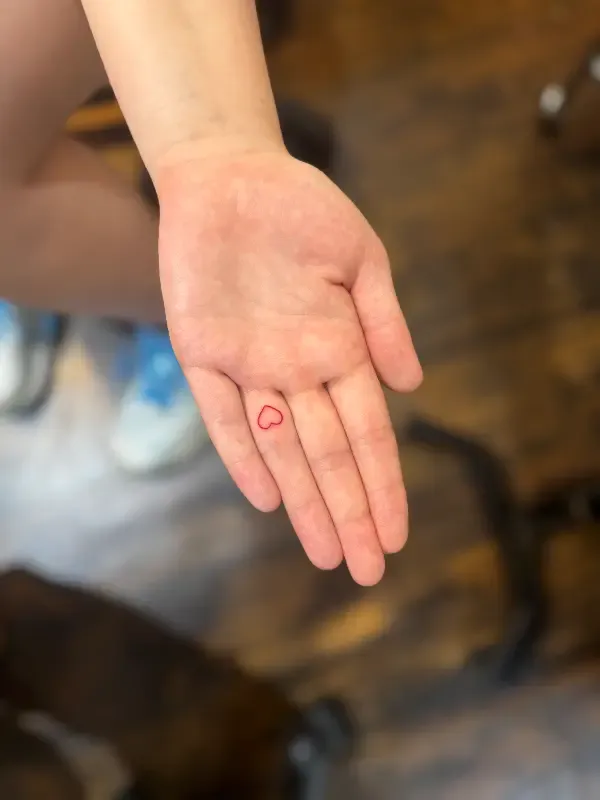 ハートタトゥー