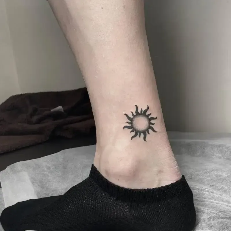 Small sun tattoo 🌞